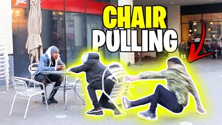 CHAIR PULLING PRANK PART 2 [upl. by Evan]