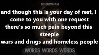 Bo Burnham  Rant With Lyrics [upl. by Estevan]