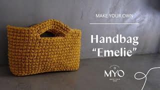 How to crochet the Handbag quotEmeliequot  Virka väskan quotEmeliequot [upl. by Garges518]