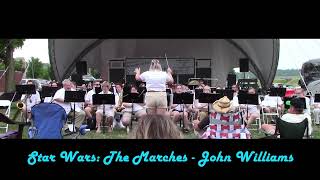 Star Wars The Marches  John Williams  Star City Community Band  June 26 2022 [upl. by French]