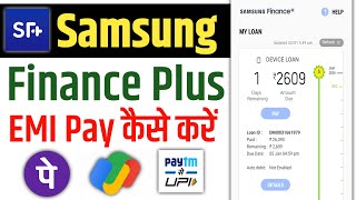 Samsung Finance Plus EMI Pay Kaise Kare  how to pay samsung finance plus emi  samsung mobile emi [upl. by Han833]