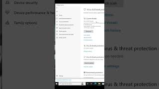 How to scan virus and threat protection in windows 10 [upl. by Iphigeniah]