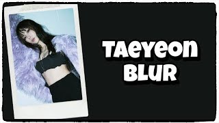 Taeyeon  Blur  Cover Coreano [upl. by Yelrah]