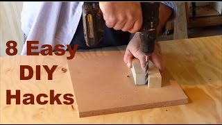 DIY Hacks  8 money saving handyman and woodworking hacks [upl. by Horlacher]