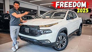 FIAT TORO FREEDOM 2025 a melhor versão turbo flex [upl. by Thais15]