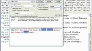 video tutorial Esword 9 Español 6 de 9wmv [upl. by Kcirdehs]