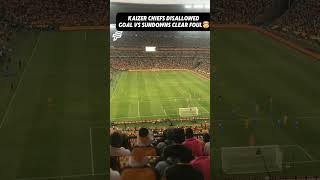 Kaizer Chiefs Disallowed Goal vs Sundowns Clear Foul [upl. by Naitsirc]