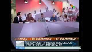 teleSUR y La Tuerka de Monedero con sus antichavistas Elecciones 24M 2015 Régimen de España [upl. by Dazraf]