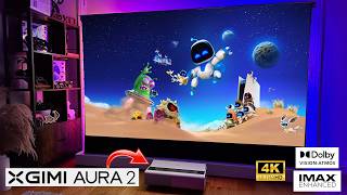 XGIMI Aura 2  BEST 4K Ultra Short Throw Projector to Replace your TV [upl. by Eronel]