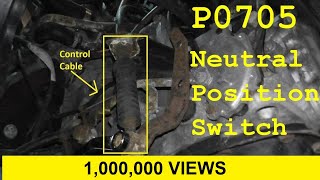 How To Test and Replace the Neutral Safety Swtich  Inhibitor Switch P0705 [upl. by Auqinu]