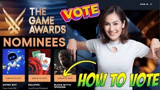 How to vote for The Game Awards 2024  the game awards 2024 voting [upl. by Lybis485]