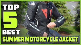 Top 5 Best Summer Motorcycle Jackets Review in 2023  Men Riding Jackets [upl. by Korella260]