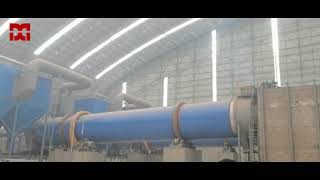 Mineral Rotary Drum Dryer for Gypsum Sand Coal Cement Slag Slurry Limestone Ore Powder [upl. by Hance]