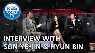 Interview with Son Yejin amp Hyun Bin Entertainment Weekly20180813 [upl. by Aniles83]