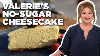 Valerie Bertinellis NoSugar Cheesecake  Valeries Home Cooking  Food Network [upl. by Athal360]