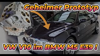 Geheimer V10 Prototyp Motor im BMW M5 E39  Besitzer Ferdinand Piëch VW [upl. by Manoop]