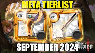 SEPTEMBER 2024 META TIERLIST  Albion Online [upl. by Samanthia167]