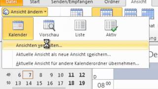 Lektion 42 Ansichten anlegen Feiertage Termine nach Ort  Meine Zeit im Griff mit Outlook [upl. by Jasik448]