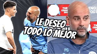 EMOTIVA DESPEDIDA de PEP GUARDIOLA a JULIÁN ÁLVAREZ  Julián al Atlético de Madrid [upl. by Simone]