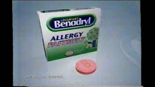 2005 Childrens Benadryl Allergy Fastmelt Commercial [upl. by Con784]