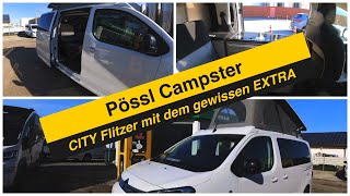 ✨PÖSSL Campster ✨ so klein und doch so groß  Ein Camper für die Stadt Familie und Camping  2024 [upl. by Birecree]