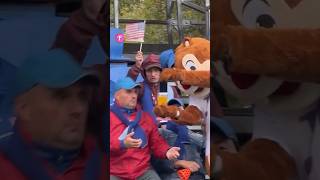 Mascot Teaches a Lesson to Rude Fan with a Beer Splash shorts [upl. by Paza]