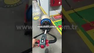 TAM AKÜLÜ BOBİN RULO TRANSPALETİ  ELECTRİC COİL AND ROLL PALLET TRUCK [upl. by Waldack713]