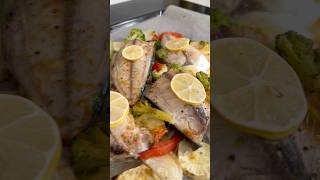 Hostes Anne ve Kızı Mutfakta 👩‍🍳 Fırında Palamut Tarifi🐟palamut fırındabalık fish [upl. by Bolitho]