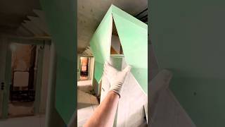 Técnica para lograr esquinas perfectas con menor tiempo y dinero 🤔 enseco drywall tips [upl. by Forsta]