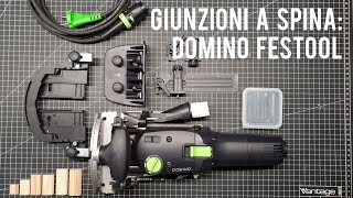 Come unire due parti in legno spinatura con tasselli Festool Domino DF 500 QSet 33 [upl. by Churchill725]