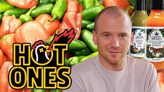 How to Make Hot Sauce  Hot Ones Extra [upl. by Hoang816]