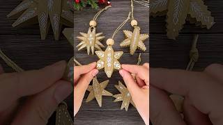 DIY Snowflake with Toilet Roll  Christmas Crafts [upl. by Cutcliffe136]