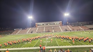 2024 Massillon Tiger Swing Band halftime show military night [upl. by Ibson616]