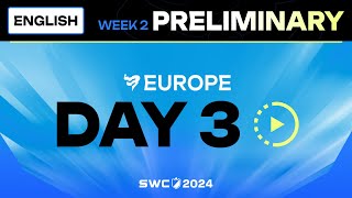 ENGLISH SWC2024 Europe Preliminary Day 3  Summoners War [upl. by Aivatahs]