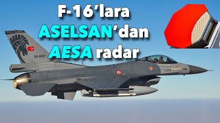 ASELSAN AESA radarı F16lara hangi avantajları sağlayacak [upl. by Machutte]