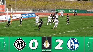 VfR Aalen gegen FC Schalke 04 02  DFBPokal 202425  Spielen Höhepunkte [upl. by Einnim]