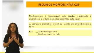 Português para concursos públicos  Interpretação Texto  Recursos Morfossintáticos [upl. by Rubbico]