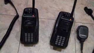 Motorola HT1000 Full Keypad DTMF Twin Pack [upl. by Katya207]