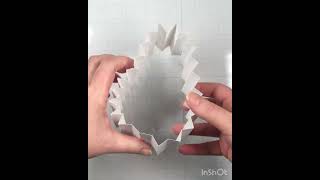 Make a pretty Christmas rosette decoration with Pickles hedgehog digital craft card making stamps [upl. by Aenitsirhc69]