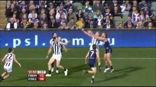 R23 2011 Collingwood v Fremantle Highlights [upl. by Nekial557]