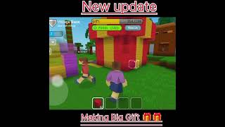 Giant Gift  making  block craft Animation  minecraft minecraftvideos shorts [upl. by Ecerahc]