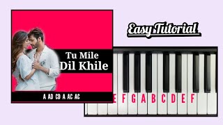 Tu Mile Dil Khile सीख ये धुन  Easily Learn With Music Notation [upl. by Jemima389]