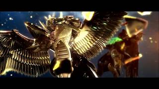 Saint Seiya  Legend Of Sanctuary 2014  Aiolos Sagitarius vs Saga and Shura Moment  Full HD [upl. by Munsey946]