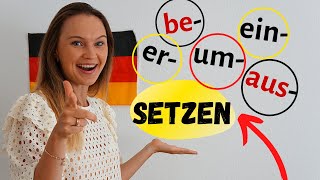 Verben mit dem Wortstamm setzen Wortschatz erweitern Deutsch b2 c1 [upl. by Einohtna524]