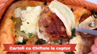 cartofi cu chiftele la cuptor reteta simpla si delicioasa  SUB ENG  In bucatarie cu Helena [upl. by Tiffanie]