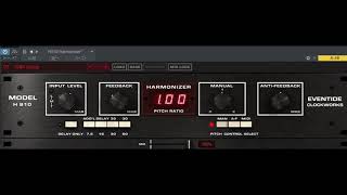 Eventide H910 ”1984” vs H3000 Factory quot521Mcro Pitchquot comparison [upl. by Dareece183]