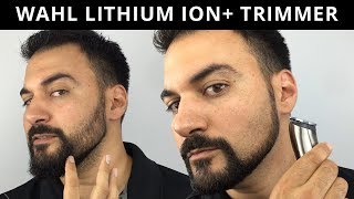 Beard Trimming  Wahl Lithium Ion Plus Trimmer  Model 9818 [upl. by Marr]