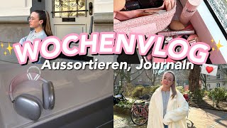 AUSSORTIEREN JOURNALN ME TIME  Wochenvlog  Hannah Theresa [upl. by Dnalloh117]