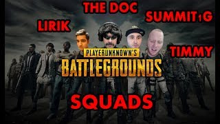 Dr Disrespect Squads With Lirik Summit1G and Timthetatman  Uncut [upl. by Ynttirb]