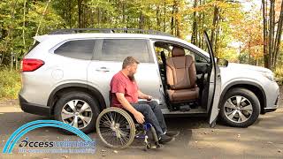 EasyReach  Detailed  Exiting a Subaru Ascent to a Wheelchair [upl. by Berta]